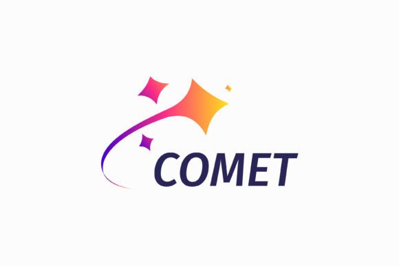 Abstract Shooting Star or Comet Logo: Premium Graphics & Logo Templates