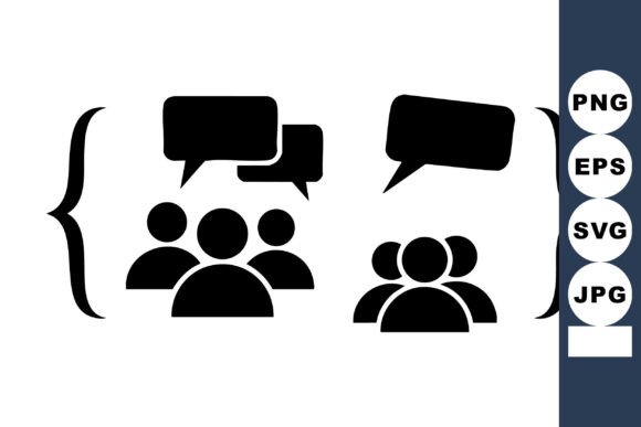 Discussion Groups Icon Minimal Review