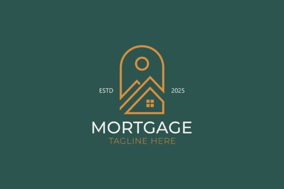 House Roof and Window Logo Mortgage Graphics & Logo Templates Review