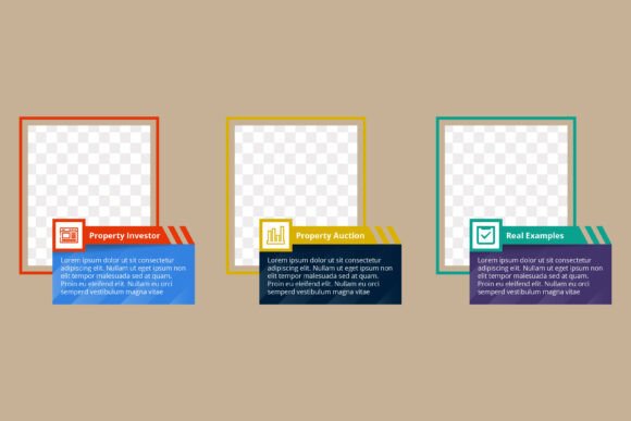 Rectangle Text Box Element Infograhic: Graphics for Modern Infographics