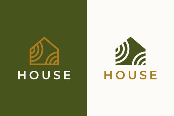 Simply House Logo Branding Wooden Graphics Review