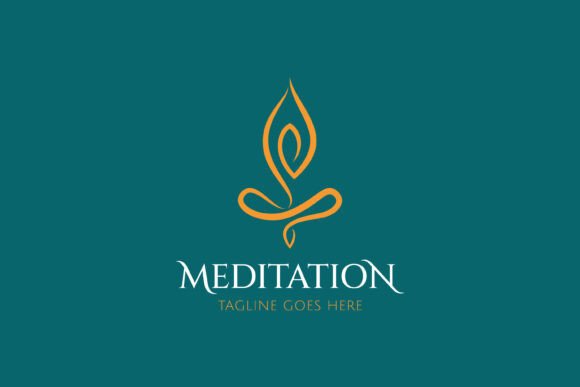 Simply Yoga Pilates Meditation Logo: A Graphic Design Asset Review